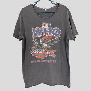 Junk Food Clothing The Who T-Shirt. Size Medium
